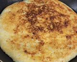 Foto del paso 6 de la receta: Tortilla de papa rosti rellena de muslitos de pollo, verdeo y champiñones 🥮