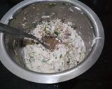 A picture of step 2 of Urad Dal Pakode (Fritters).