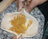 A picture of step 2 of Mooli Ka Paratha.