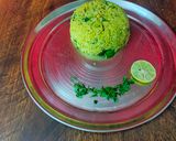 A picture of step 3 of Lemon rice.
