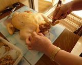 Töltött csirke recept fázis 7 fotója