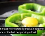 A picture of step 1 of Stuff egg capsicum 🍽️.