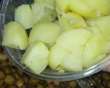A picture of step 4 of Chana CHAAT.