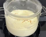 A picture of step 8 of "Royal Kesariya Date Thandai (Sugar-Free Version)".
