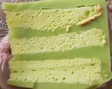 Foto langkah ke 10 dari resep Pandan Layer Cake.