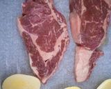 Foto del paso 3 de la receta: Entrecot Angus con Copos de Mozzarella y Patatas Asadas