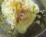A picture of step 3 of Makke ke Bade (Corn Fritters).