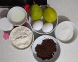 عکس مرحله 1 از دستور کیک گلابی