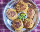 A picture of step 3 of Black Chickpeas kebabs.