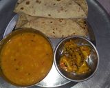 A picture of step 4 of Fulka Roti.