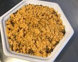 Une image de l'étape 14 de Gratin de lentilles,riz et carottes aux épices façon crumble.