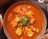 A picture of step 5 of Matar paneer.