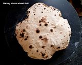 A picture of step 7 of Barley whole wheat Roti.