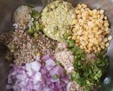 A picture of step 2 of Moth Dal Vada.