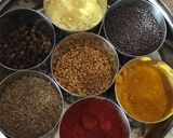A picture of step 2 of Cauliflower and split chick peas curry.