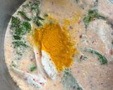 Gambar langkah 4 resipi Ikan Haruan Pucuk Mulberi Masak Lemak Cili Api.
