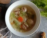Foto langkah ke 3 dari resep Sayur Sop Bakso.