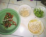 Foto langkah ke 1 dari resep Botok Pete Teri cabe ijo.