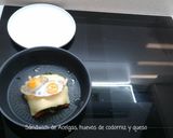 Foto del paso 4 de la receta: Sándwich de Acelgas, Huevos codorniz y Queso