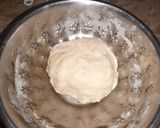 A picture of step 1 of Puff pastry and chicken patties.