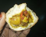 A picture of step 6 of Fried potato pocket buns.