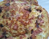 A picture of step 6 of Fried Eggs with brawn & cheese.