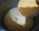 A picture of step 2 of Suji ka Halwa.