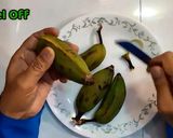 A picture of step 1 of Raw Banana Chaat.