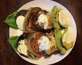 A picture of step 4 of California Farm Portobello Wagyu Hamburger.