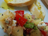 Papas aliñadas o "endiabladas"