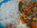 Picadillo de res y puerco