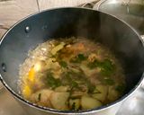 A picture of step 2 of Almendras Soup with spiced almonds and cauliflower.