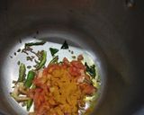 A picture of step 1 of Khichdi.