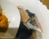 A picture of step 2 of Tawa fish fry.