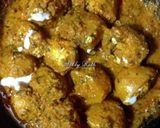 A picture of step 14 of Lucknowi Bharwa Aloo.