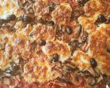 Une image de l'étape 6 de Pizza jambon champignons au Cook Expert.