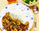 A picture of step 7 of Seafood Curry Using Seafood Mix.