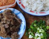 Foto langkah ke 1 dari resep Nasi Goreng Daging Ungkep.