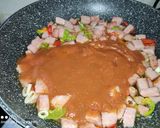 Foto del paso 3 de la receta: Coditos con jamón y queso