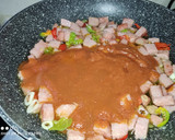 Foto del paso 3 de la receta: Coditos con jamón y queso