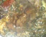 A picture of step 6 of Desi palak gosht (Palak chicken).