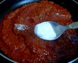 A picture of step 5 of Schezwan sauce.