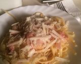 A picture of step 9 of Spaghetti Carbonara - Original (Rome).