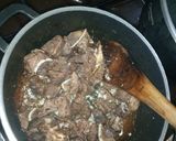 A picture of step 2 of Beef stew and pasta Linguine.