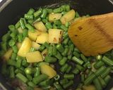 A picture of step 6 of French Beans/Green Beans -Potato Stir Fry.
