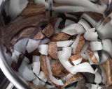A picture of step 1 of Coconut 🥥 chutney.