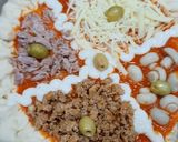 صورة لخطوة 1 من وصفة بيتزا روعة 😊😊🍕🍕