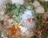A picture of step 1 of Bread pakoda.