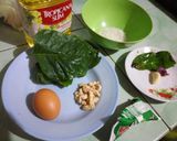Foto langkah ke 1 dari resep MPASI Telur Tempe Bayam (Menu lengkap karbo+Prohe+Prona+Sayur).