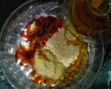 A picture of step 3 of Smoky Paneer tikka.